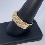 14K Gold Succession Diamond Baguette Ring - additional product view 7