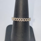 10K Gold 4mm Cuban Link Diamond Ring - additional product view 5