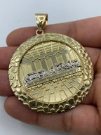 10K Gold Last Supper Pendant 2.6 in - additional product view 4