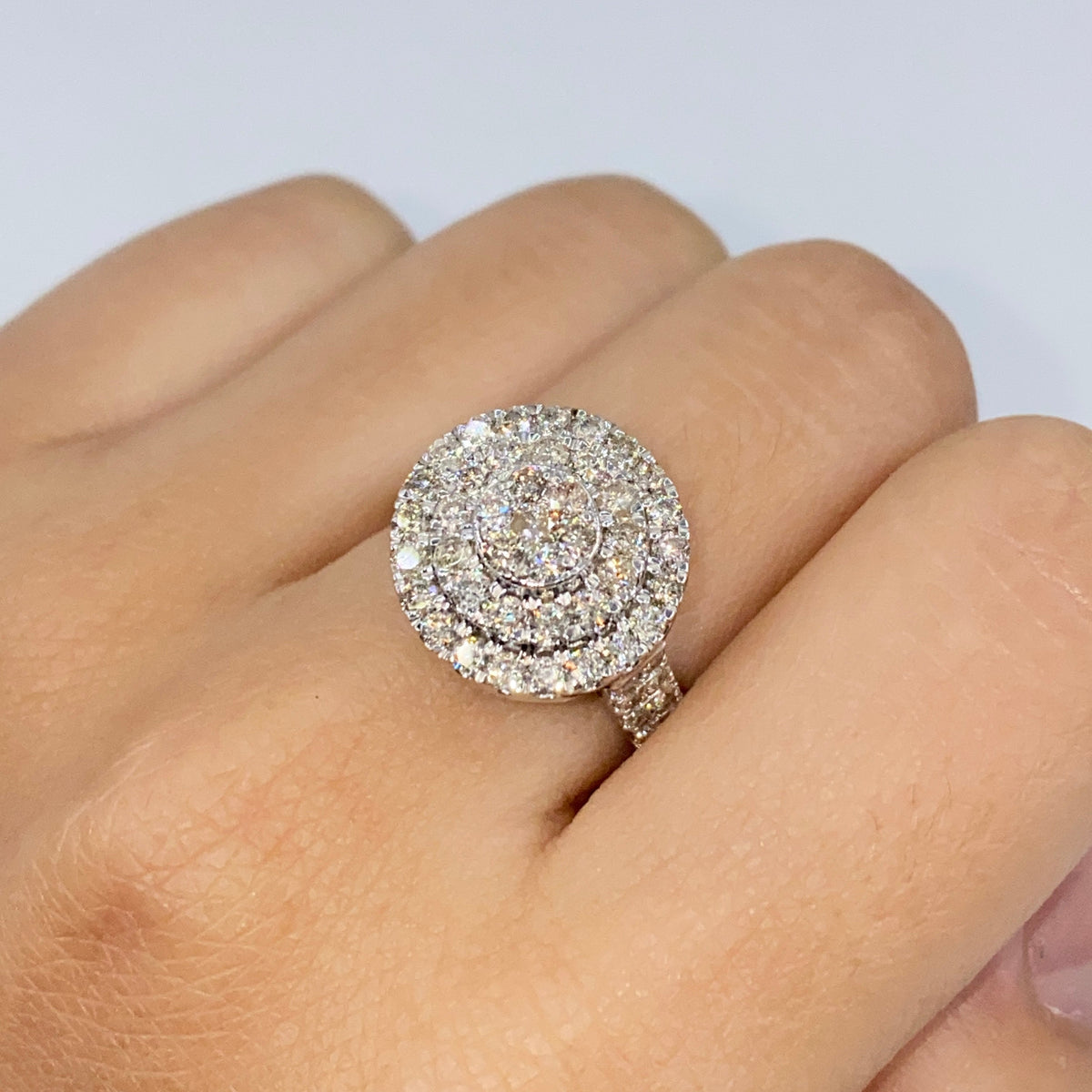 14K Gold 14M Cake Diamond Ring - additional product view 5