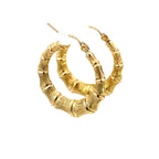 Bamboo Earrings 1.2 in - additional product view 4