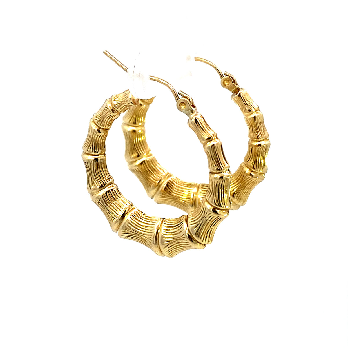 Bamboo Earrings 1.2 in - additional product view 4
