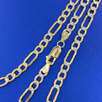14K Gold 4.5mm Two-Tone Figaro Link Chain 18–24 in - additional product view 3
