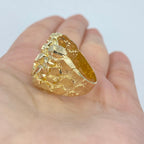 10K Gold Chunky Nugget Ring - additional product view 6