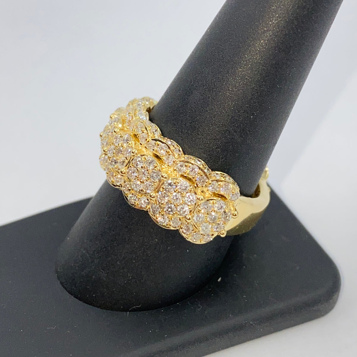 10K/14K 10mm Iced Diamond Ring - additional product view 9