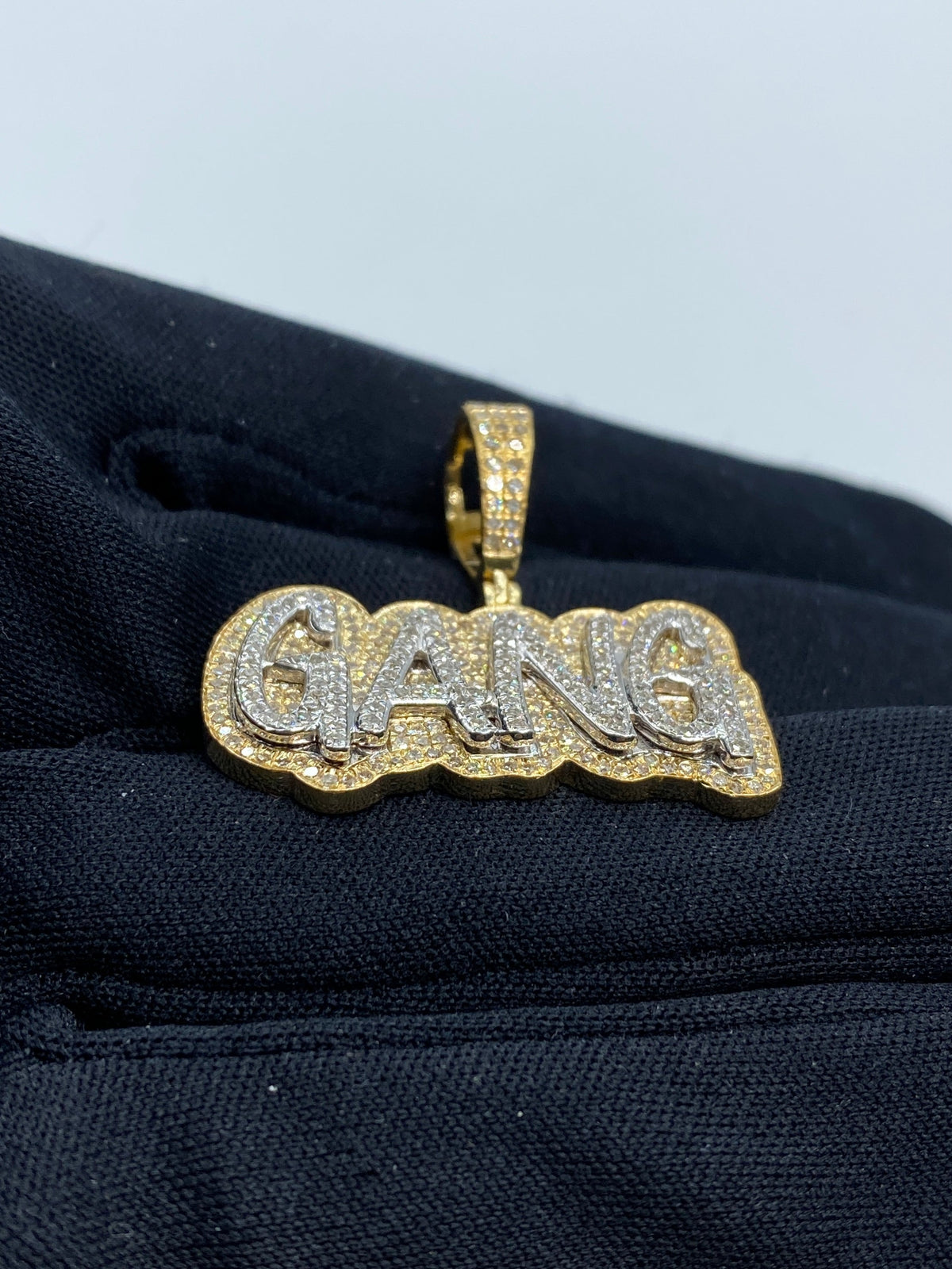Gang Name Diamond Pendant - additional product view 4