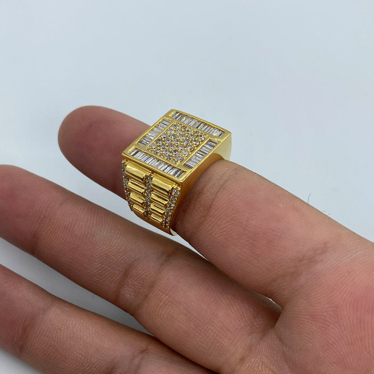 14K Gold MVP Diamond Baguette Ring - additional product view 5