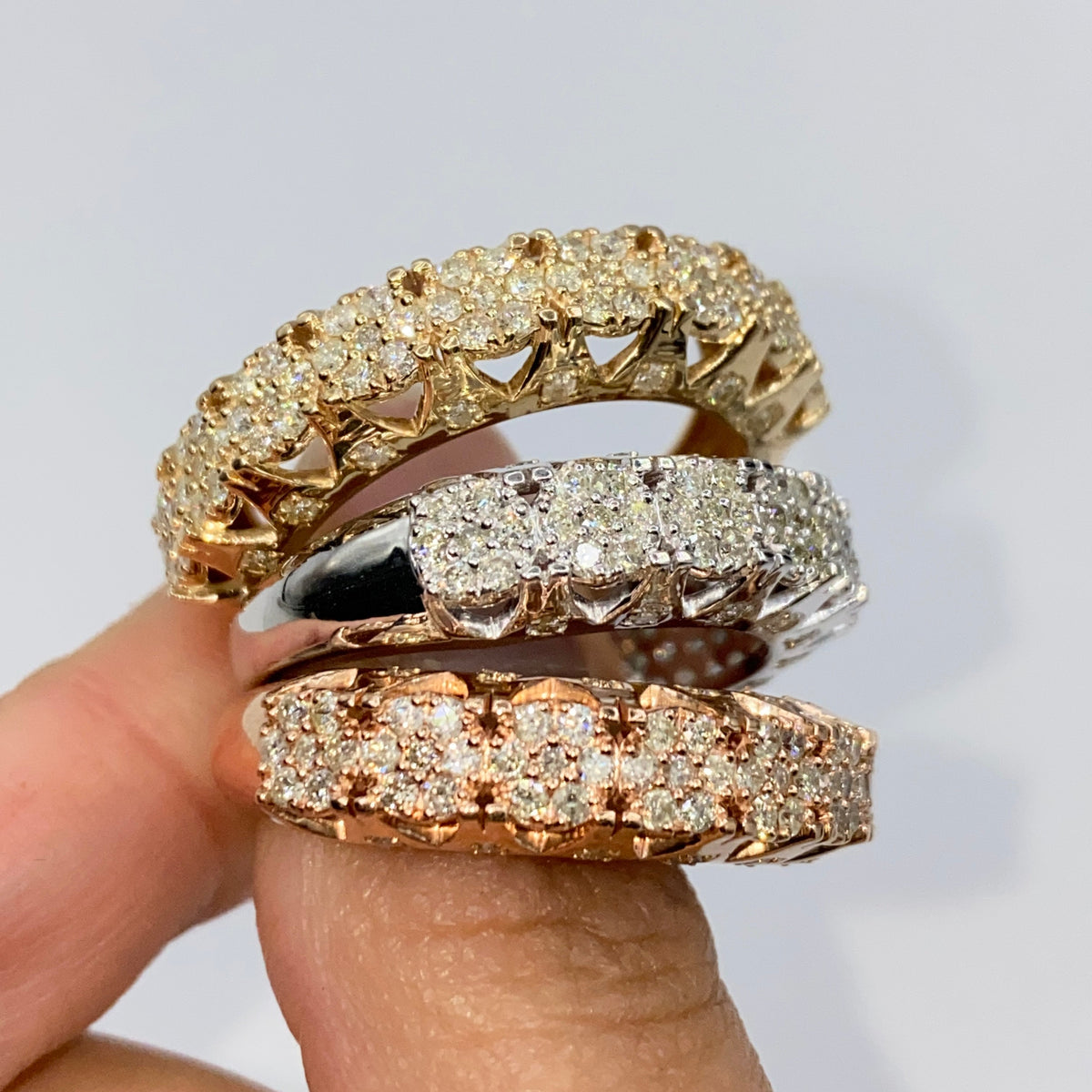 10K Gold 7mm Power Diamond Ring - main product photo