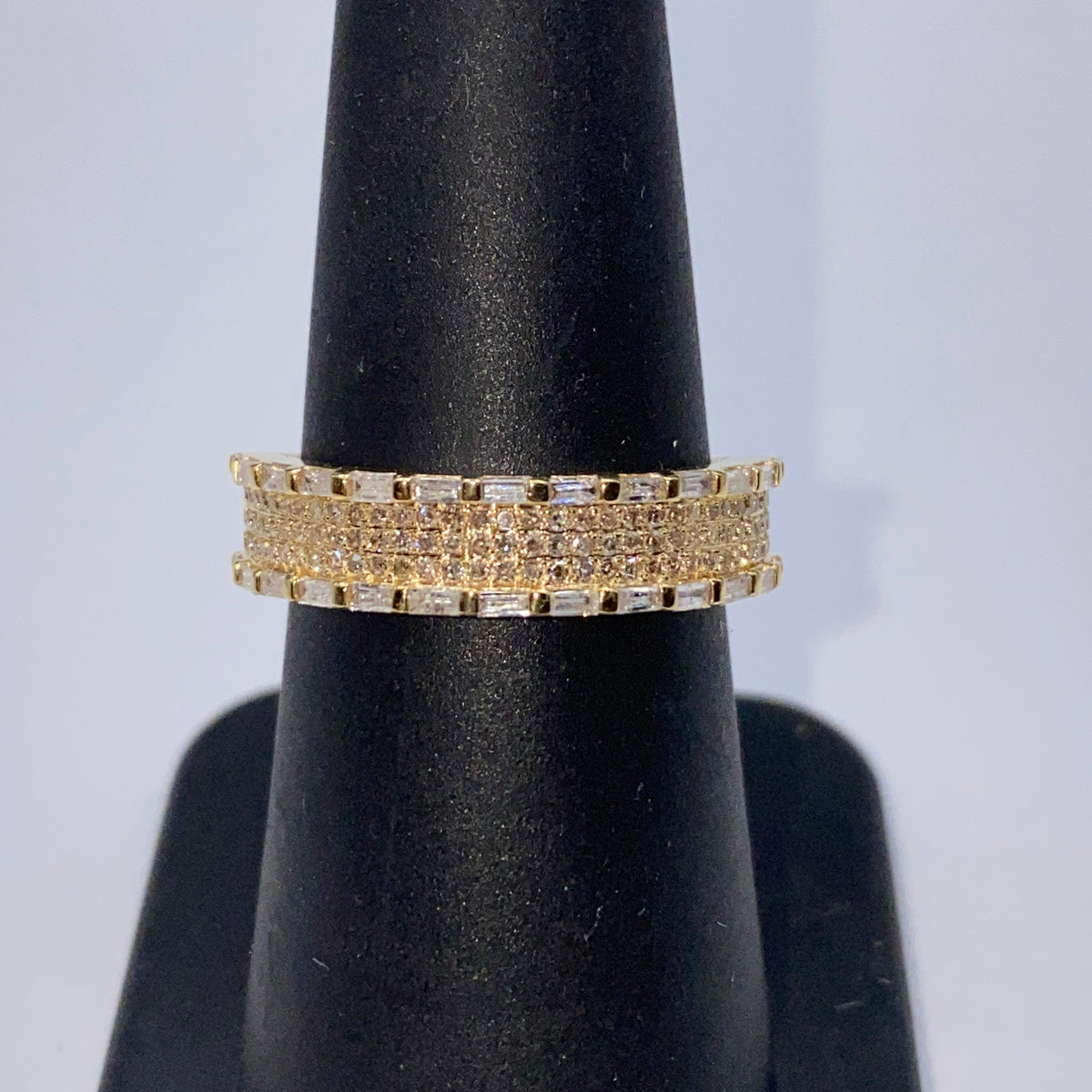 14K Gold Bandit Diamond Baguette Ring - additional product view 6