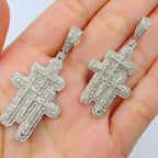 10K Gold Trilogy Cross Diamond Pendant - additional product view 5