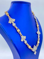 Jumbo Baguette Cross Diamond Chain - additional product view 3
