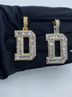 Initial D Baguette Diamond Pendant - main product photo