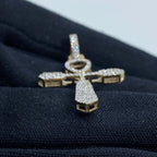 10K Gold Daily Ankh Diamond Pendant - additional product view 4