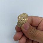 14K Gold Polygon Diamond Baguette Ring - additional product view 2