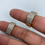 14K Gold Iced-Out Diamond Band 1.8 Ct - additional product view 6