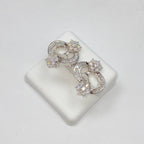 18K Gold Stardust Diamond Baguette Earrings - additional product view 6