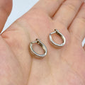 14K Gold Bold Huggie Hoop Earrings - main product photo