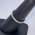 2.2mm Platinum Infinity Band Diamond Ring - additional product view 4
