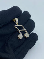 Sixteenth Music Note Diamond Pendant - additional product view 3