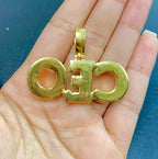 14K Gold Ceo Diamond Pendant - additional product view 5