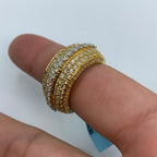 14K Gold Thick Men's Diamond Ring - additional product view 7