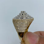 14K Gold Milano Cake Diamond Ring - additional product view 4