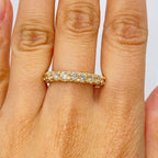 14K Gold 3.3mm Infinity Diamond Ring - additional product view 2