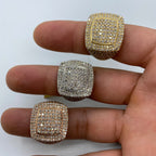 10K Gold Jumbo Square Diamond Ring - main product photo