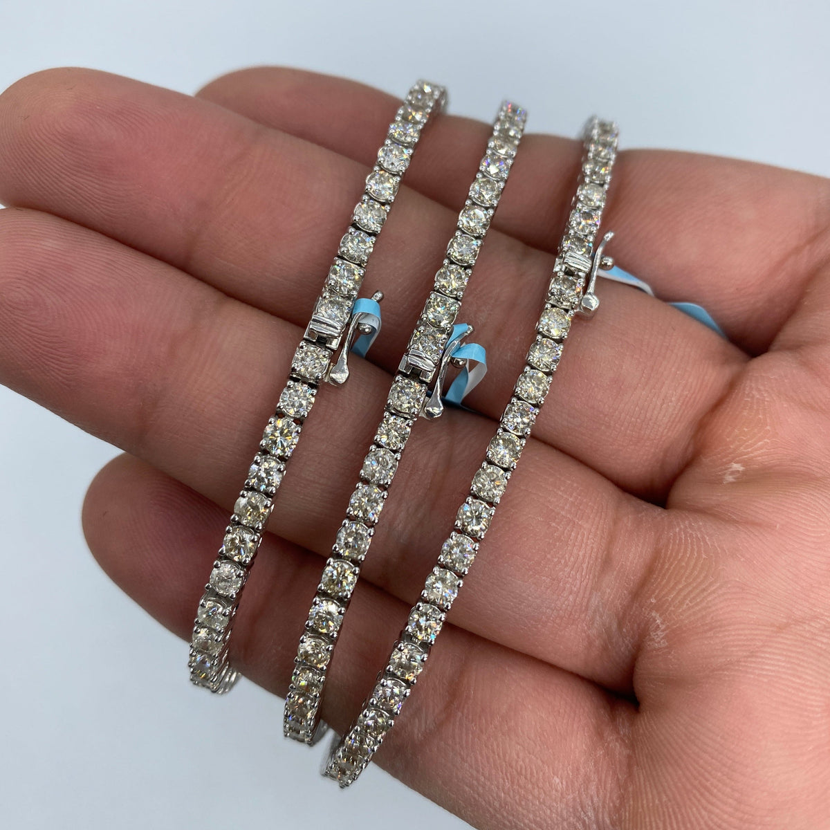 14K Gold 3.1mm Tennis Diamond Bracelet 7–8 in - additional product view 3