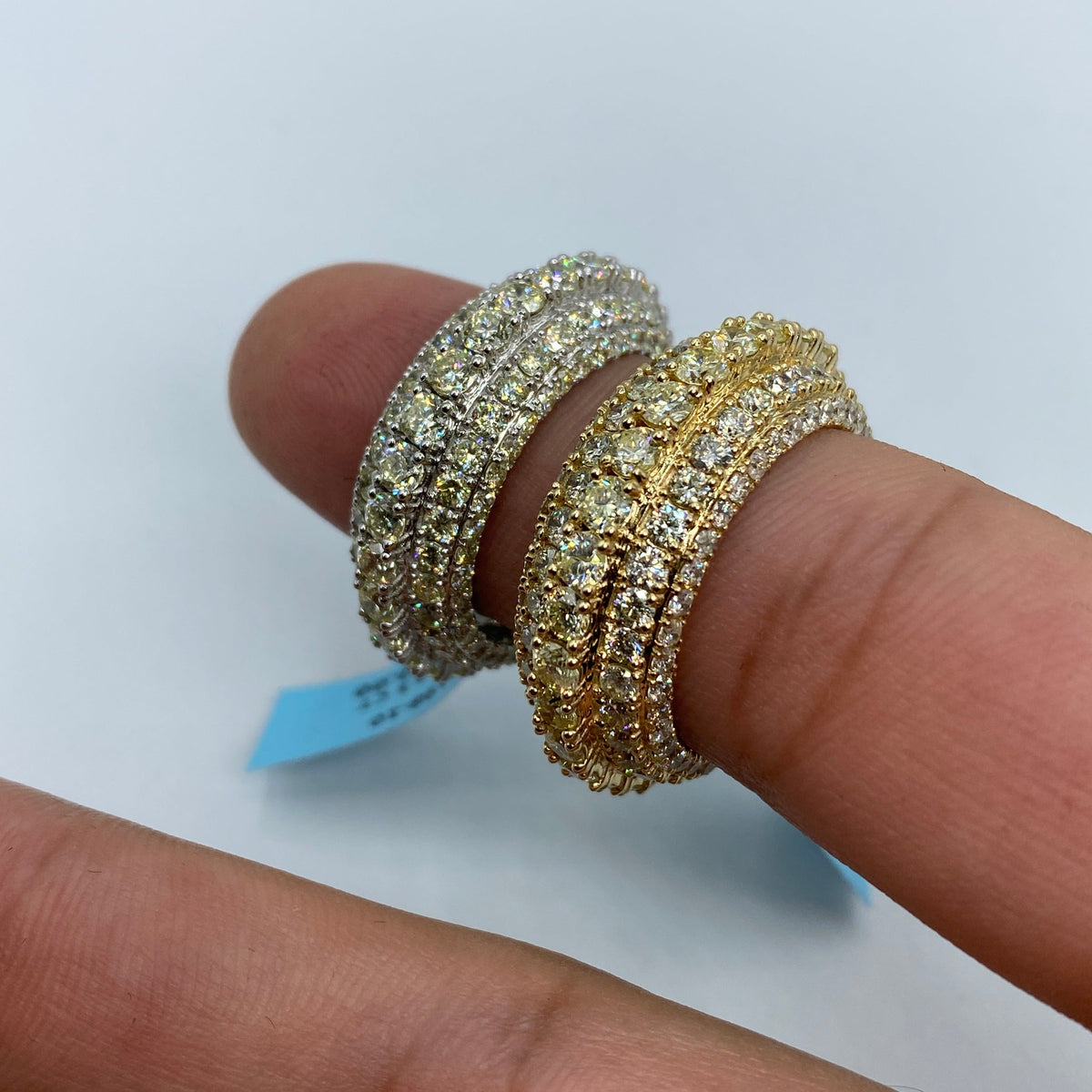 14K Gold California Eternity Diamond Ring 9.4 Ct - additional product view 2