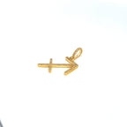 10K Gold Sagittarius Sign Diamond Pendant - additional product view 3