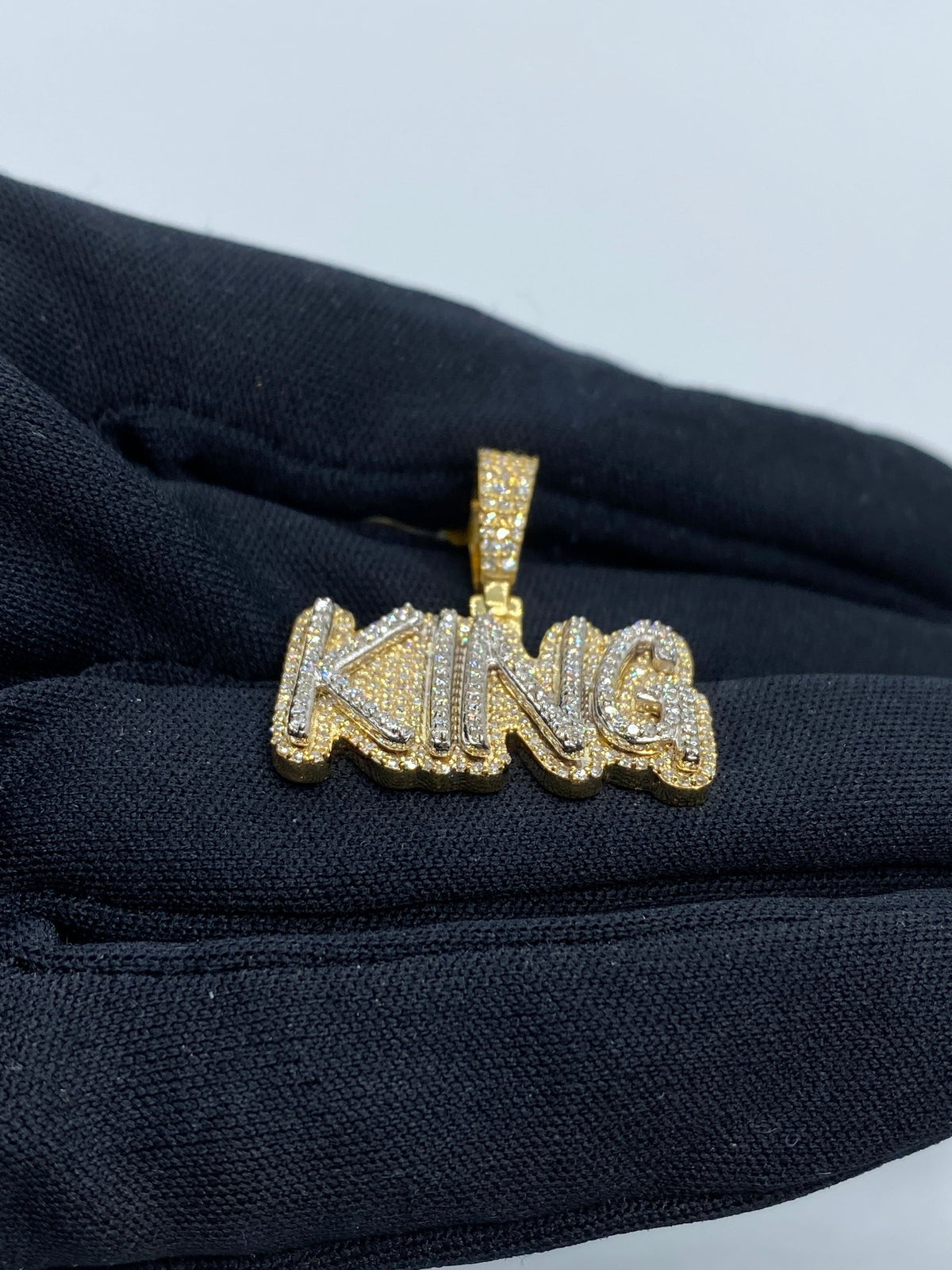 King Name Diamond Pendant - additional product view 4
