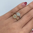 14K Gold Juliet Circle Diamond Engagement Ring - additional product view 5