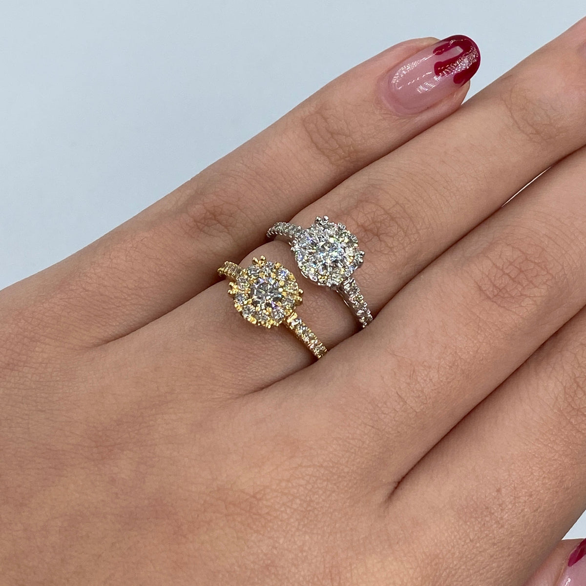 14K Gold Juliet Circle Diamond Engagement Ring - additional product view 5