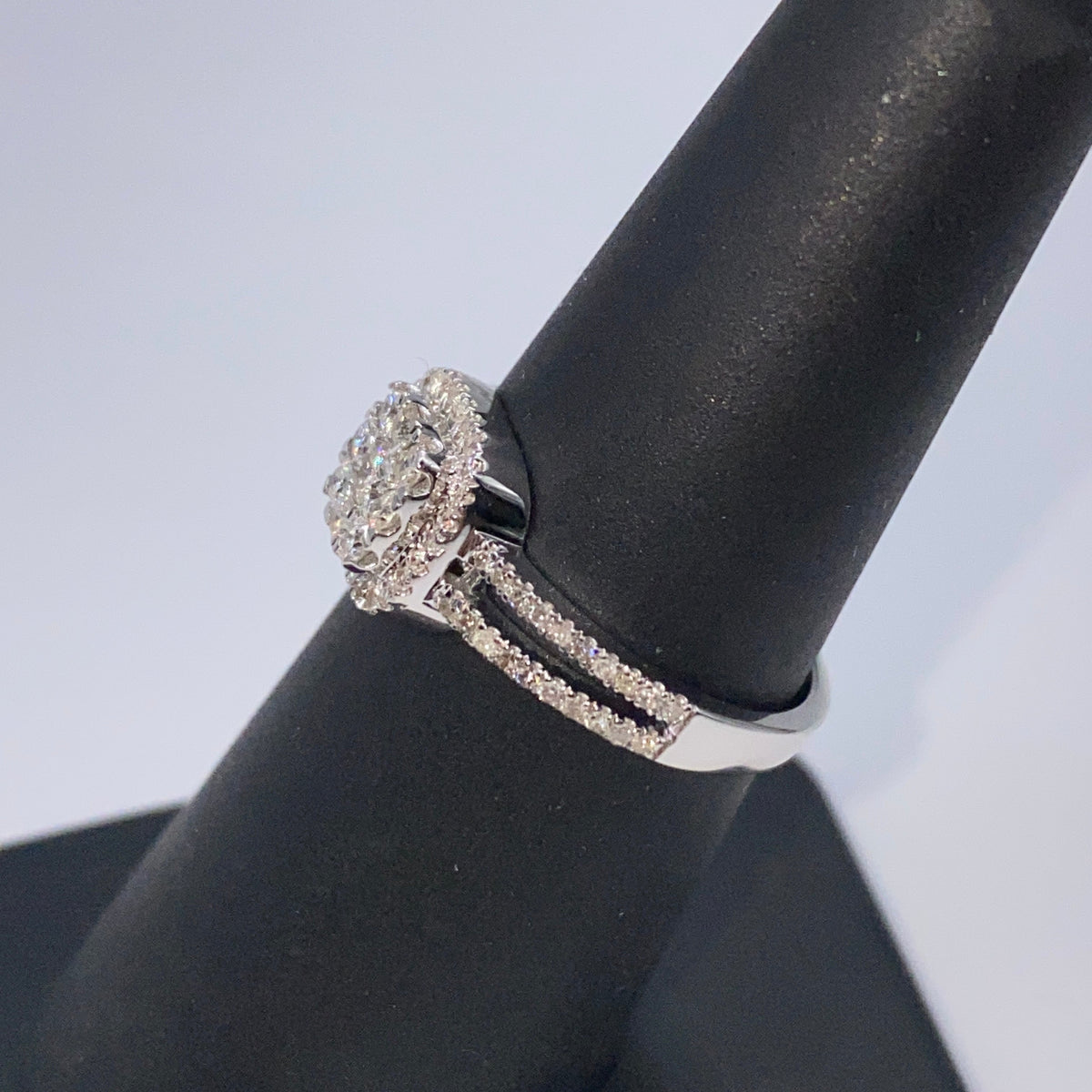 14K Gold Jennie Square Diamond Engagement Ring - additional product view 8