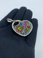 18K Gold Heart Diamond Pendant - additional product view 5