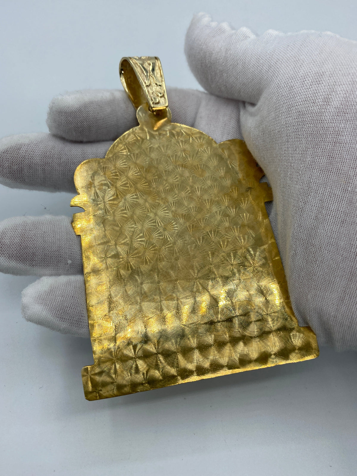 10K Gold Saint Barbara Pendant - 4.5 in - additional product view 5