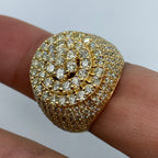 14K Gold Dome Cake Diamond Ring - additional product view 3