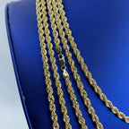 10K Gold 4mm Rope Chain 18–26 in - additional product view 4