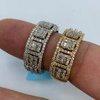 14K Gold French Diamond Baguette Ring - additional product view 2