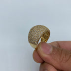 14K Gold Dome Diamond Ring - additional product view 3
