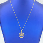 14K Gold Tree of Life Pendant Necklace 20 in - additional product view 2