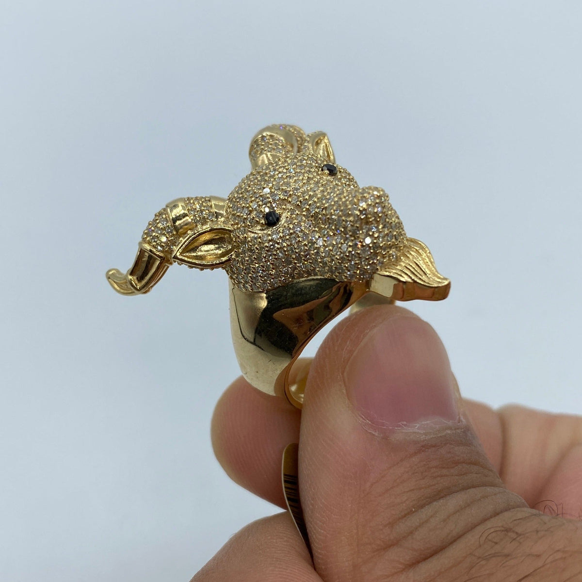 10K Gold GOAT Diamond Ring - additional product view 5