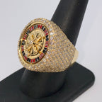 14K Gold Roulette Diamond Ring - additional product view 7