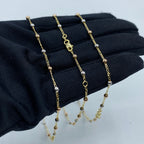 10K Gold Ball Anklet - additional product view 2