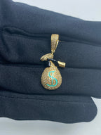 Money Bag Diamond Pendant - additional product view 2