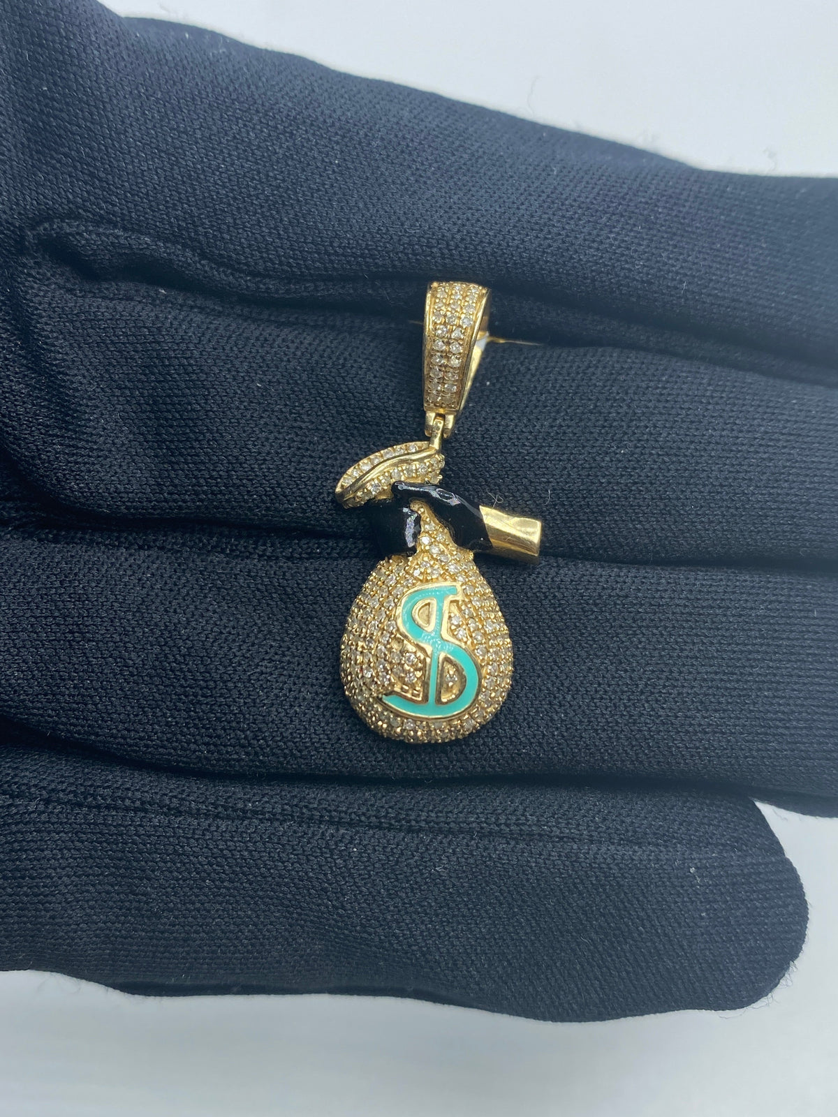 Money Bag Diamond Pendant - additional product view 2