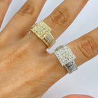 10K Gold Lovely Diamond Baguette Ring - main product photo