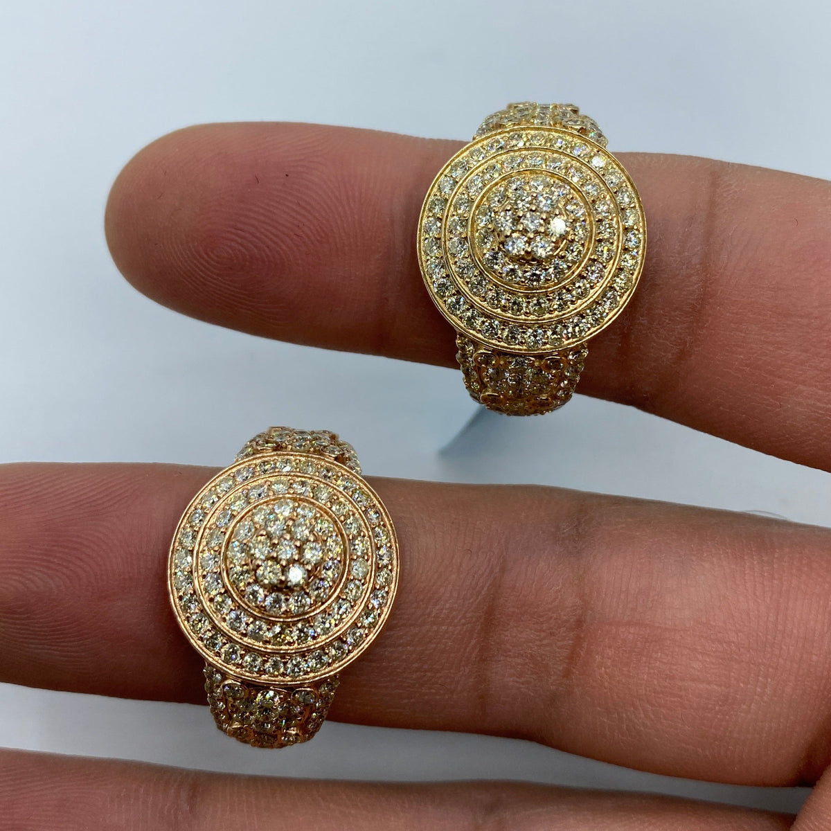 14K Gold Wave Diamond Ring - additional product view 2