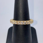 14K Gold Tiara Pave Diamond Ring - additional product view 4